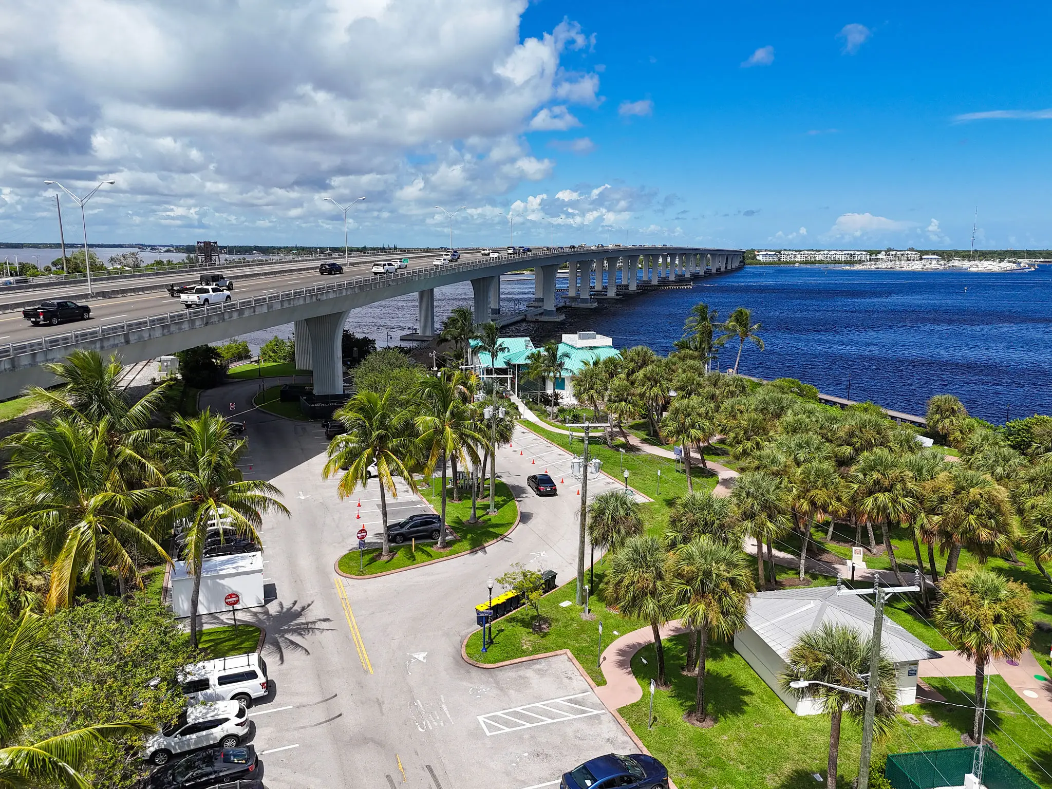 Roosevelt Bridge over the St. Lucie River near Stuart, FL
