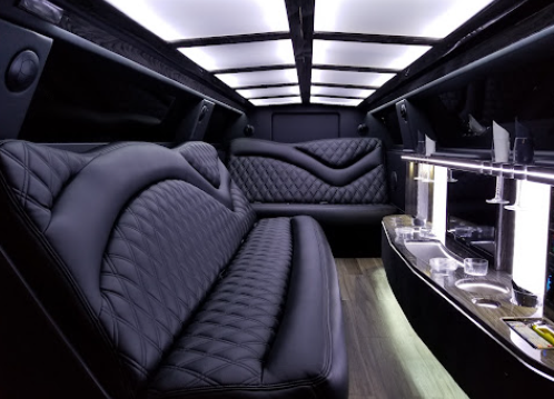 Interior of an Affordable Luxury Limousine stretch limo
